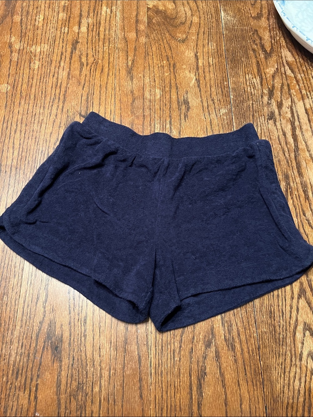 a new day Navy Terry Pull-On Athletic Shorts